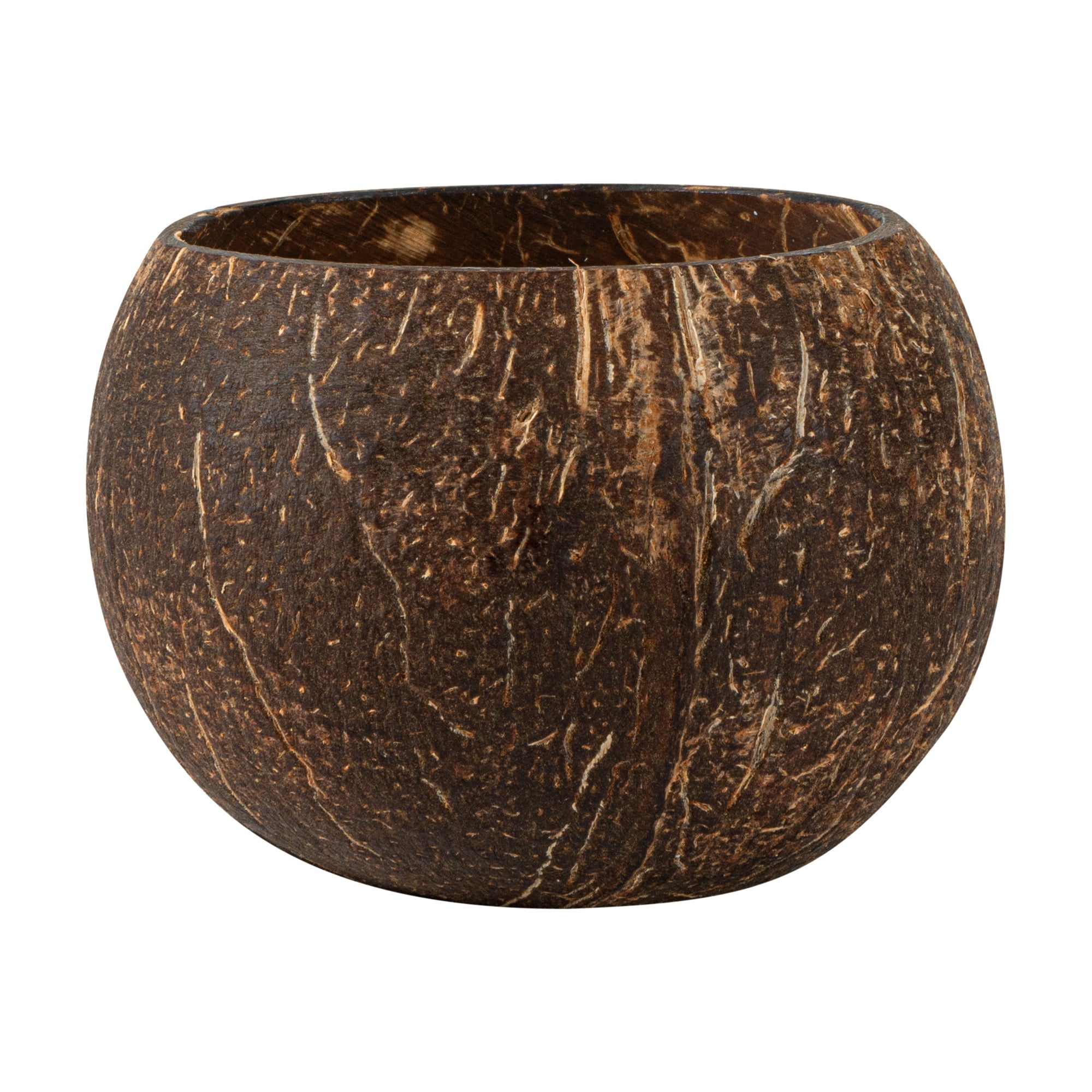 Coco Casa Handmade Coconut Shell Candle - Cinnamon - 4" x 4" x 2 3/4" - 1 count box