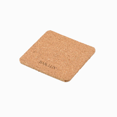 Bar Lux Square Cork Coaster - 3 1/2" x 3 1/2" - 100 count box