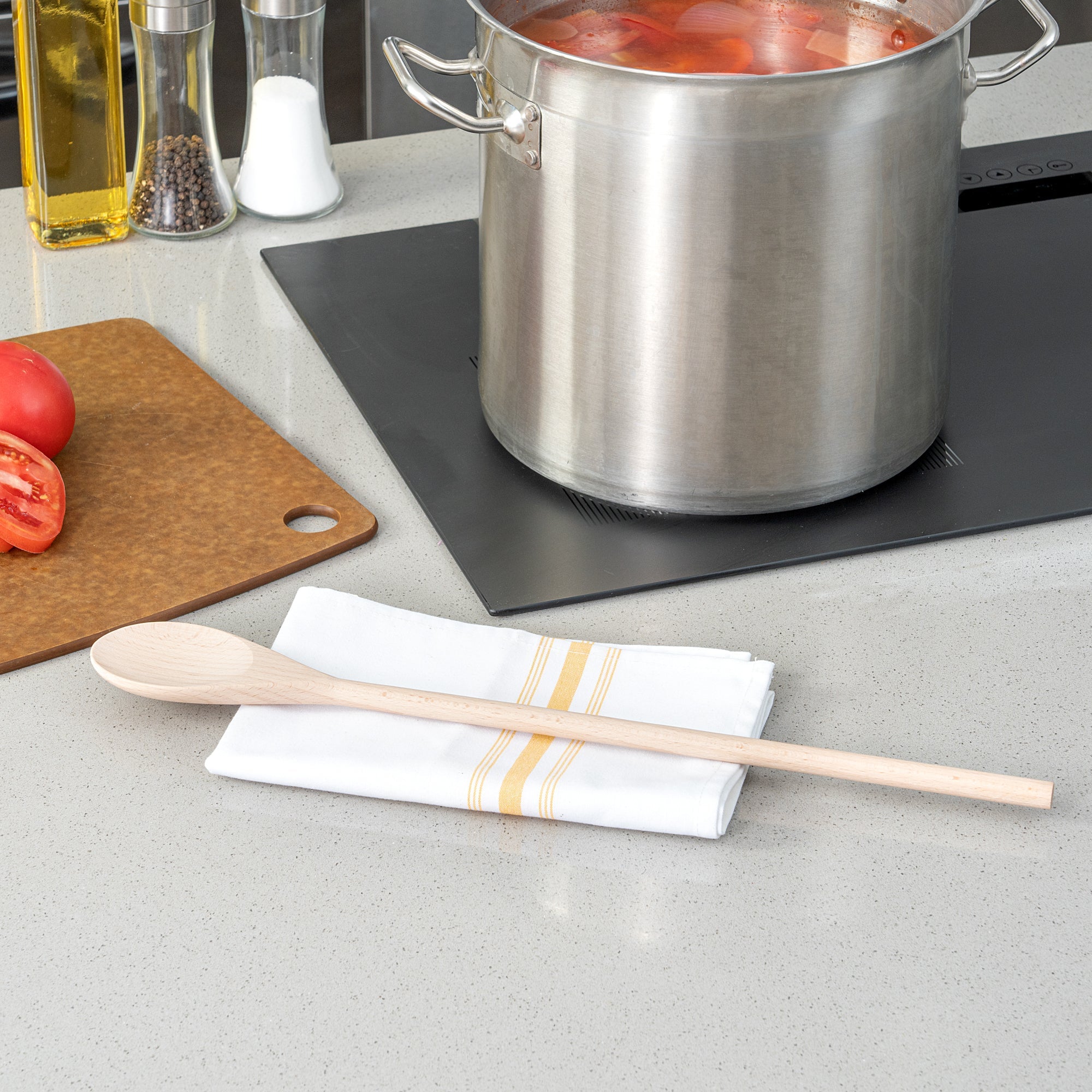 Nature Tek Beechwood Wooden Spoon - 18" - 100 count box