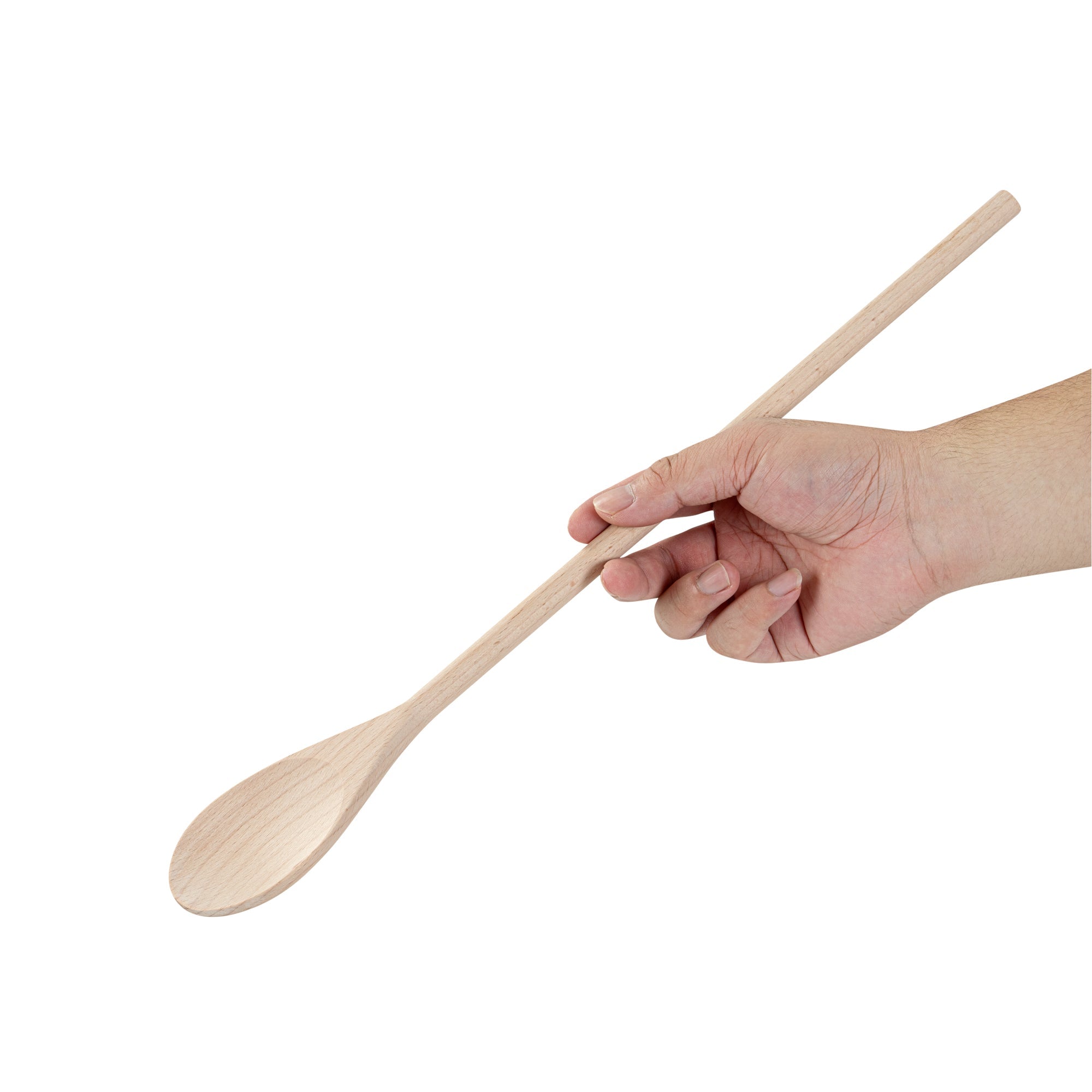 Nature Tek Beechwood Wooden Spoon - 18" - 100 count box