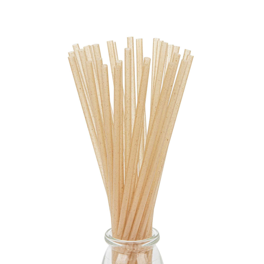 Basic Nature Natural Agave Straw - Unwrapped - 10 1/4" - 1800 count box