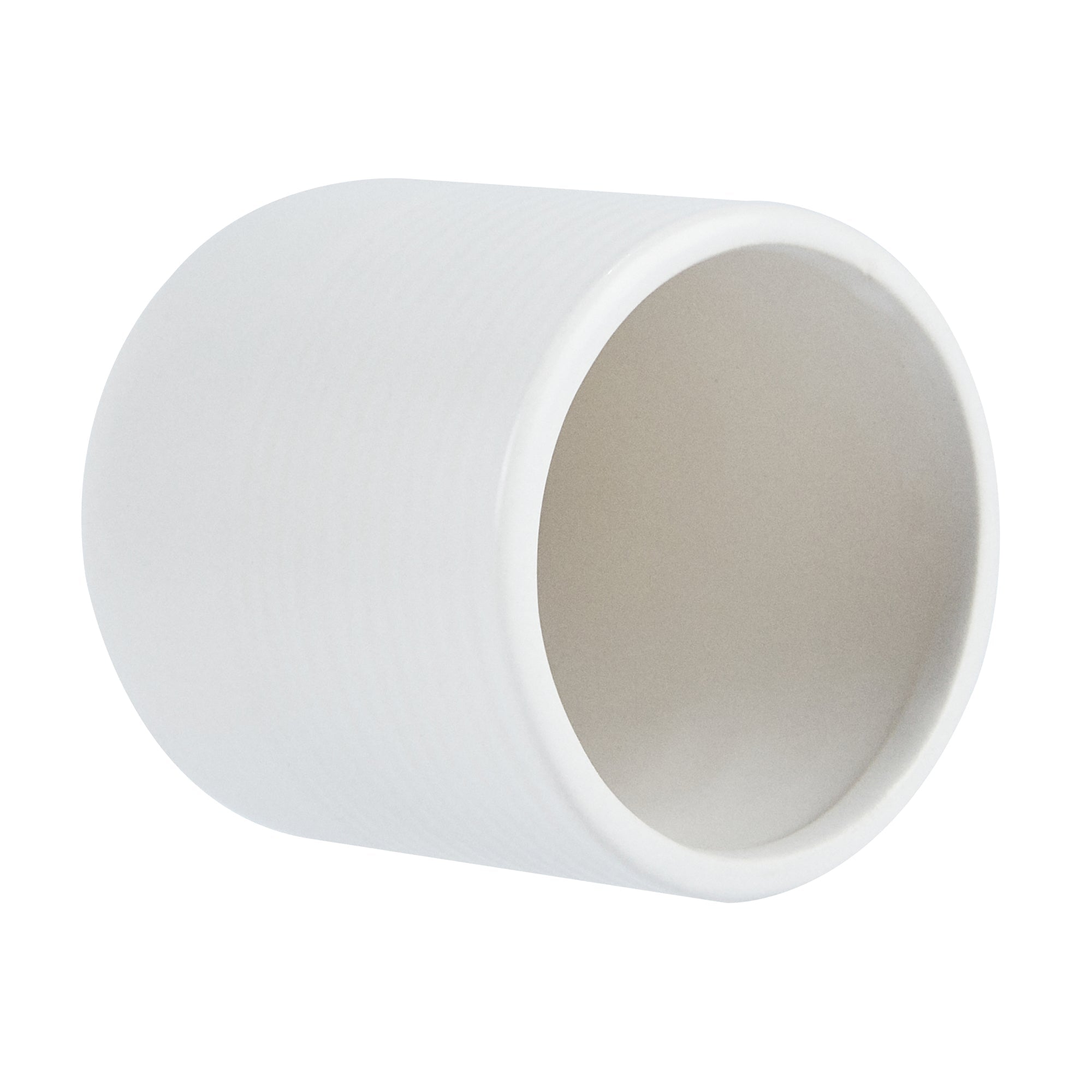 Table Art White Ceramic Tea Cup Vase - 3'' x 3'' x 3 1/2'' - 1 count box