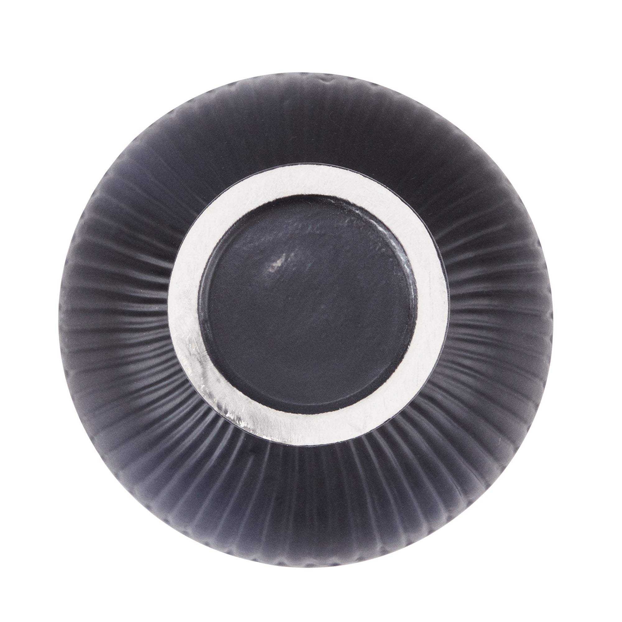 Table Art Black Ceramic Pedestal Vase - 6'' x 6'' x 4'' - 1 count box