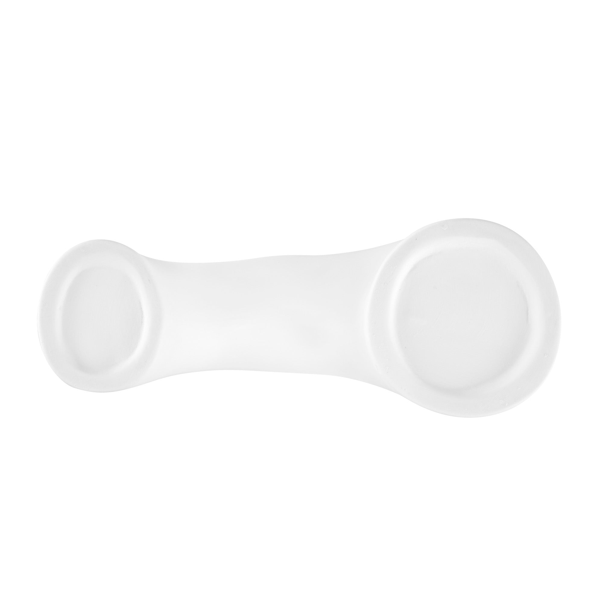 Table Art White Ceramic Soft Arch Vase - 9'' x 3 1/4'' x 8'' - 1 count box