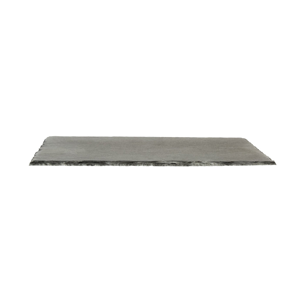 Stone Tek Square Black Slate Serving Tray - 12" x 12" - 4 count box