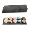 Stone Tek Rectangle Black Slate Serving Tray - 11 3/4" x 6" - 1 count box