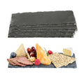 Stone Tek Rectangle Black Slate Serving Plate - 9 3/4" x 4 3/4" - 1 count box