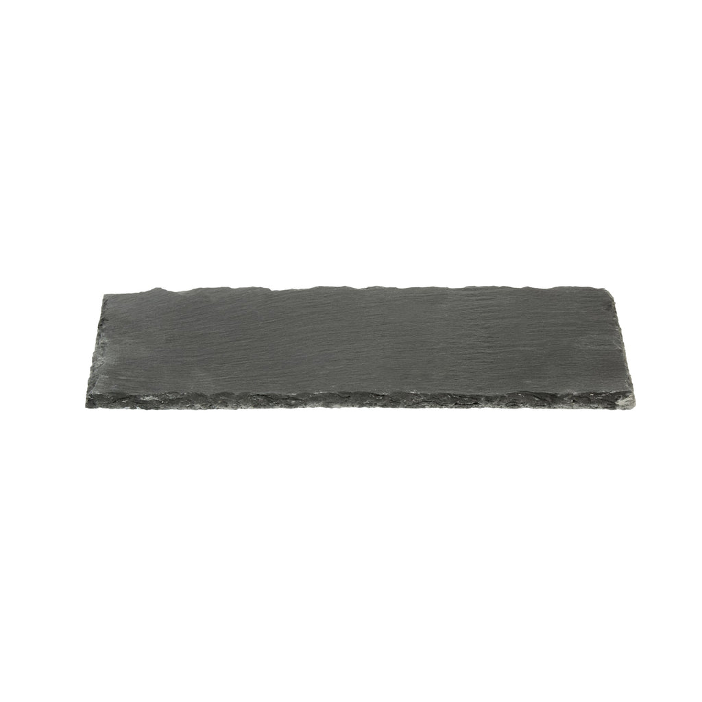 Stone Tek Rectangle Black Slate Serving Plate - 9 3/4" x 4 3/4" - 1 count box
