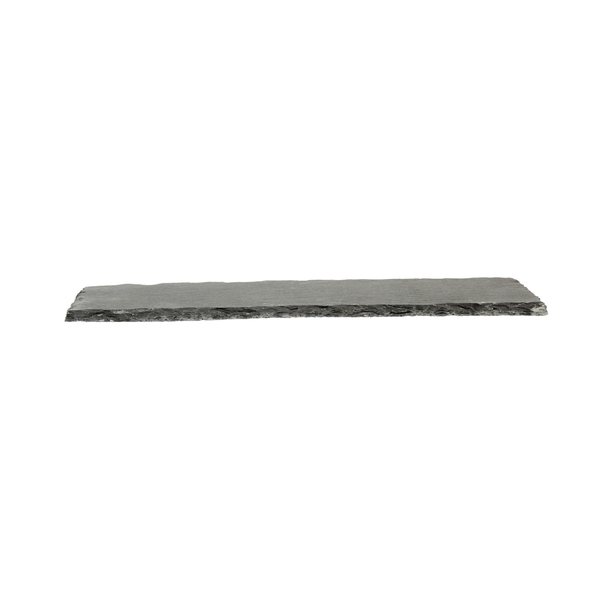 Stone Tek Rectangle Black Slate Serving Plate - 9 3/4" x 4 3/4" - 4 count box