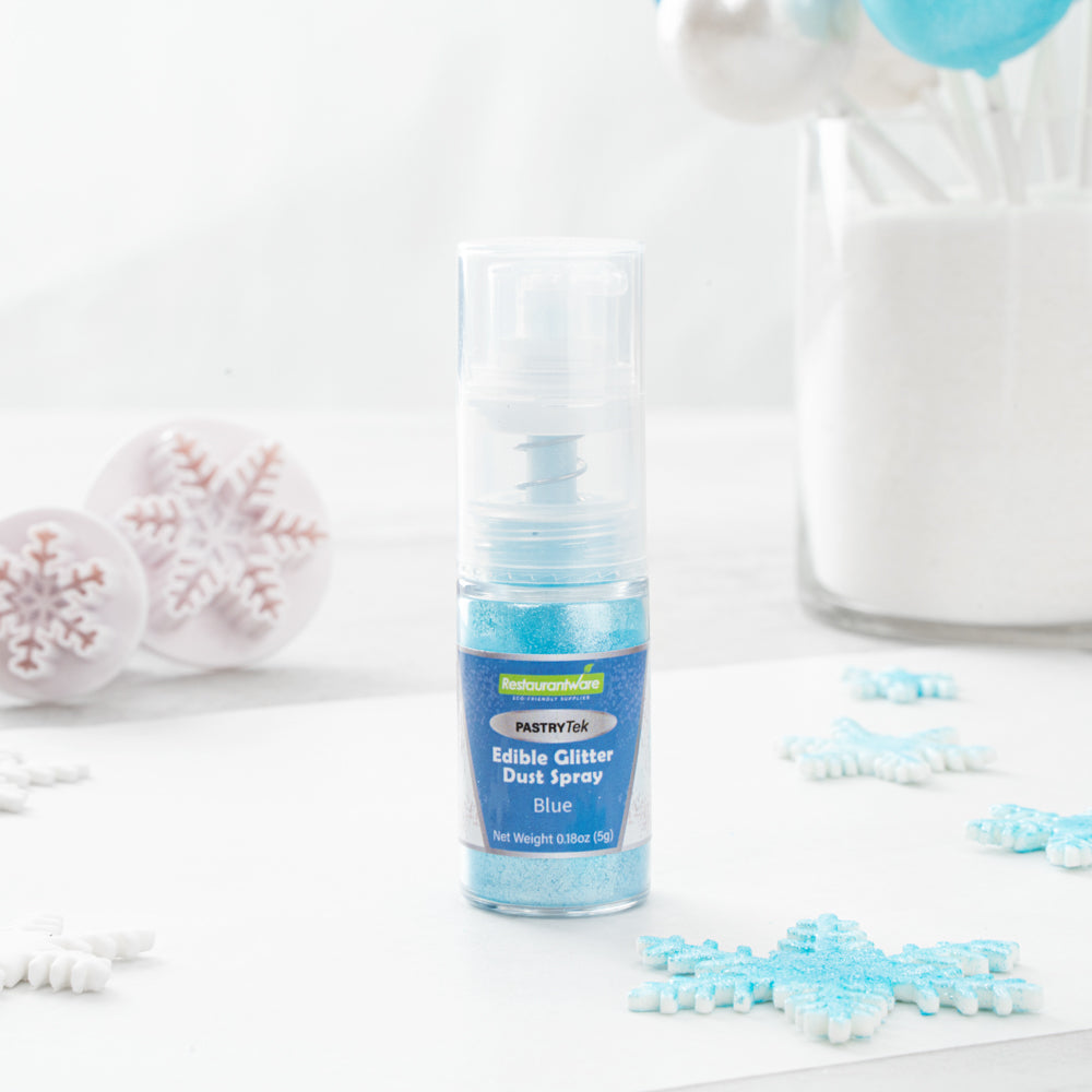 Pastry Tek 5g Blue Edible Glitter Dust Spray - 1 count box