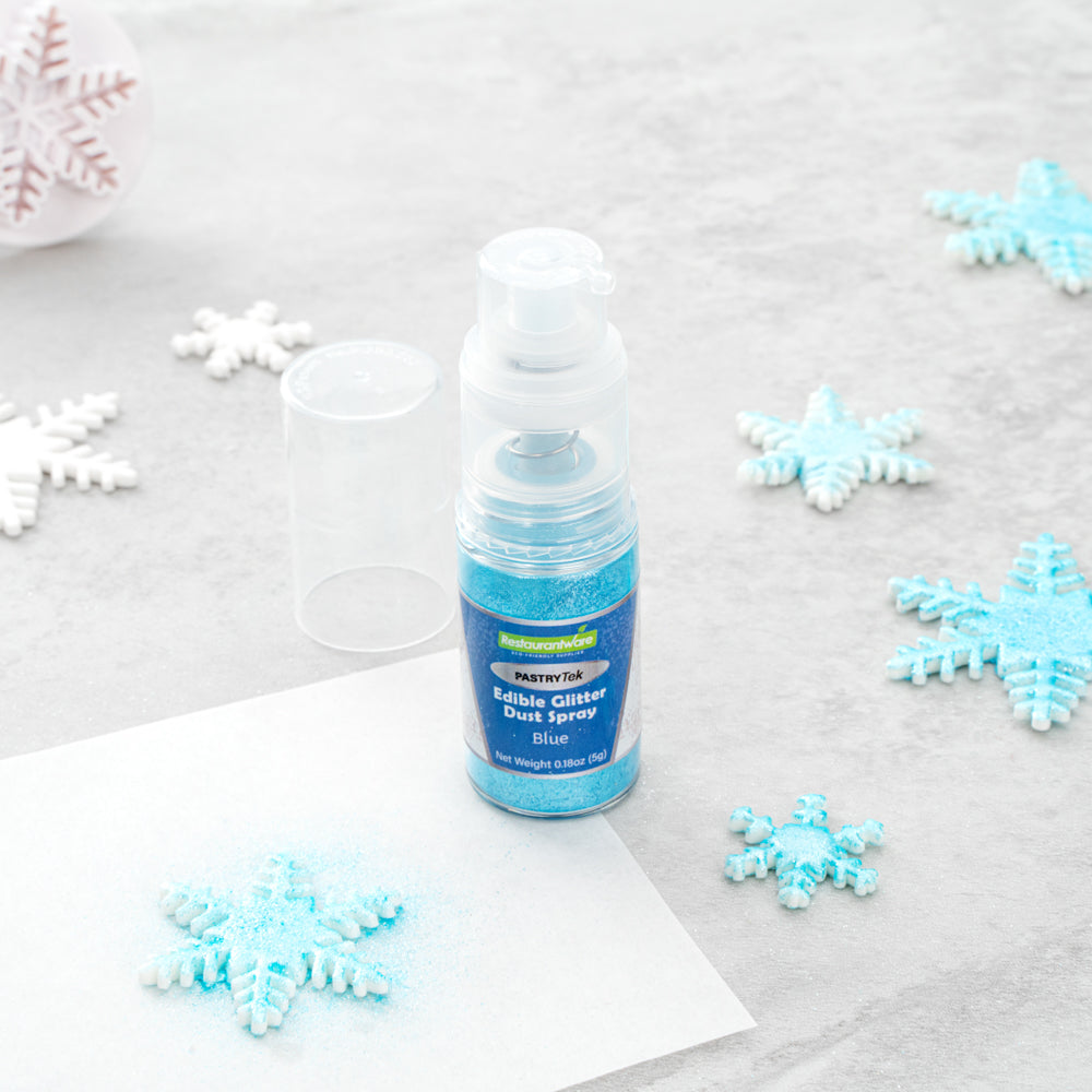 Pastry Tek 5g Blue Edible Glitter Dust Spray - 1 count box