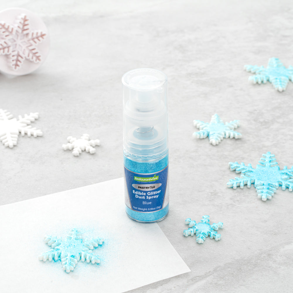 Pastry Tek 5g Blue Edible Glitter Dust Spray - 1 count box