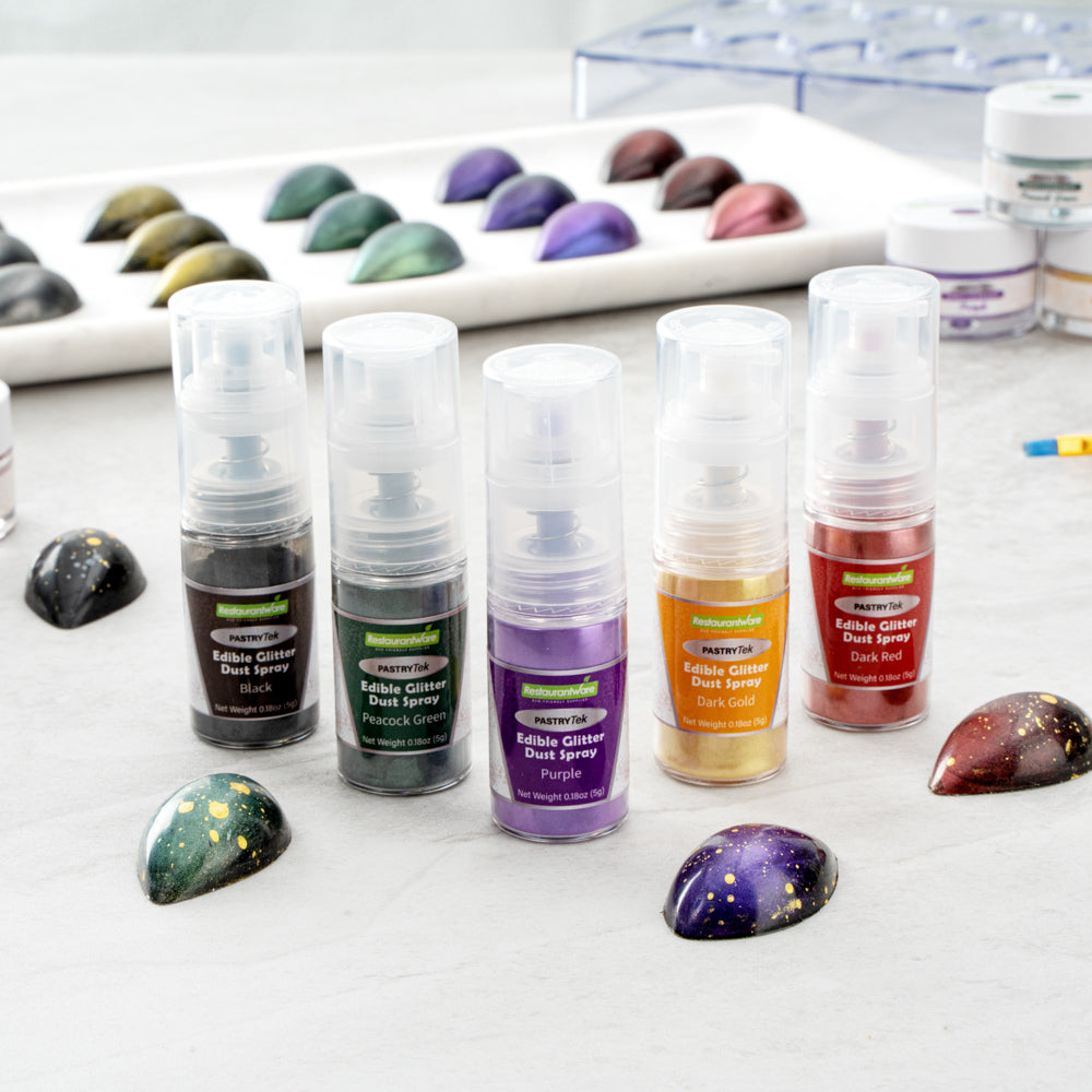 Pastry Tek 5g Purple Edible Glitter Dust Spray - 1 count box