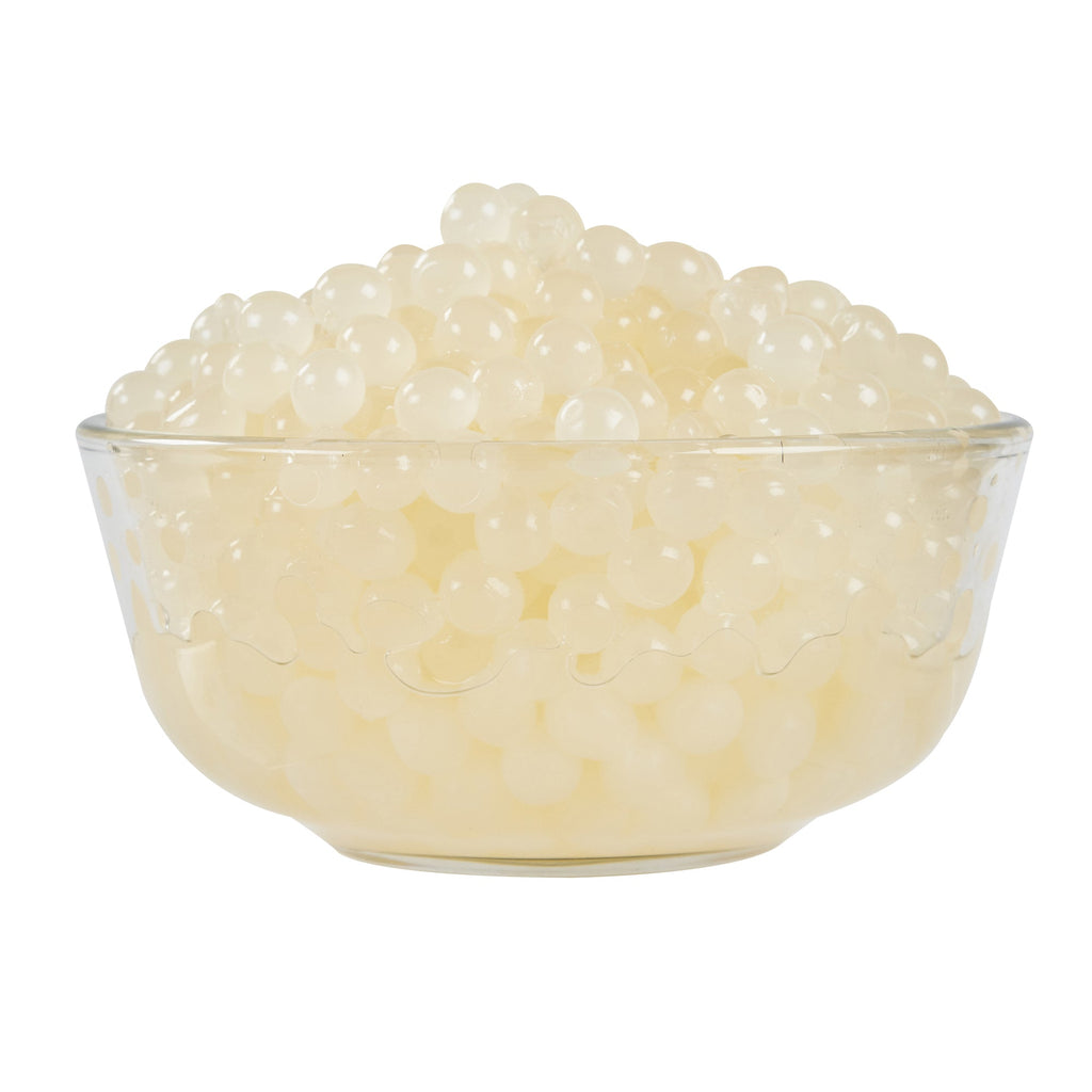 Tea Tek 7 lb Lychee Popping Boba - 4 count box