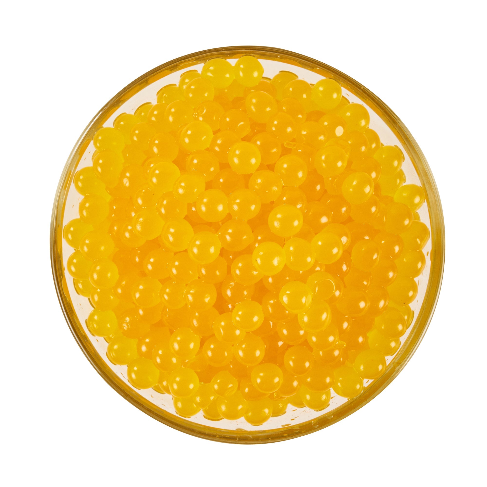 Tea Tek 7 lb Mango Popping Boba - 4 count box