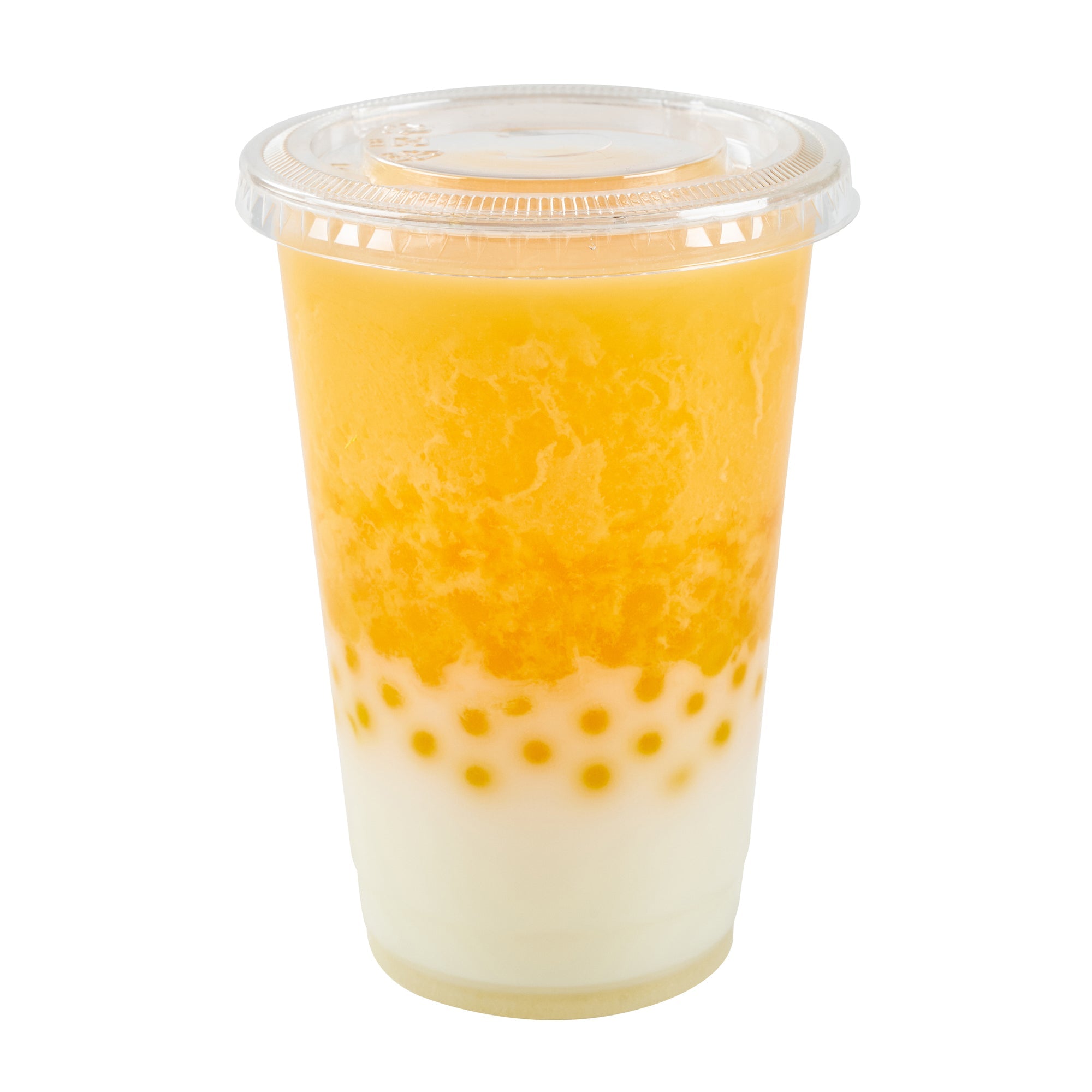 Tea Tek 7 lb Popping Boba - Orange - 4 count box