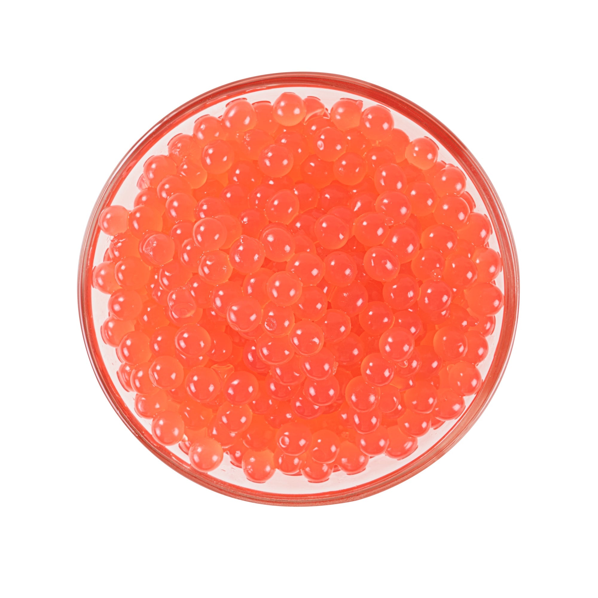 Tea Tek 7 lb Popping Boba - Strawberry - 4 count box