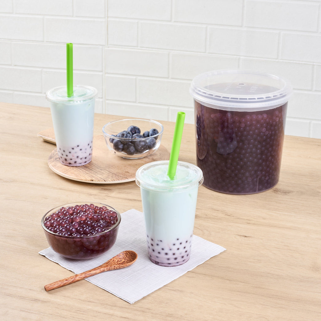 Tea Tek 7 lb Blueberry Popping Boba - 1 count box