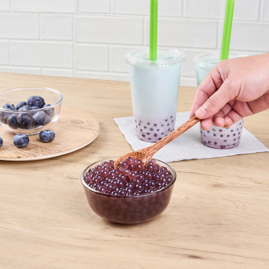 Tea Tek 7 lb Blueberry Popping Boba - 4 count box