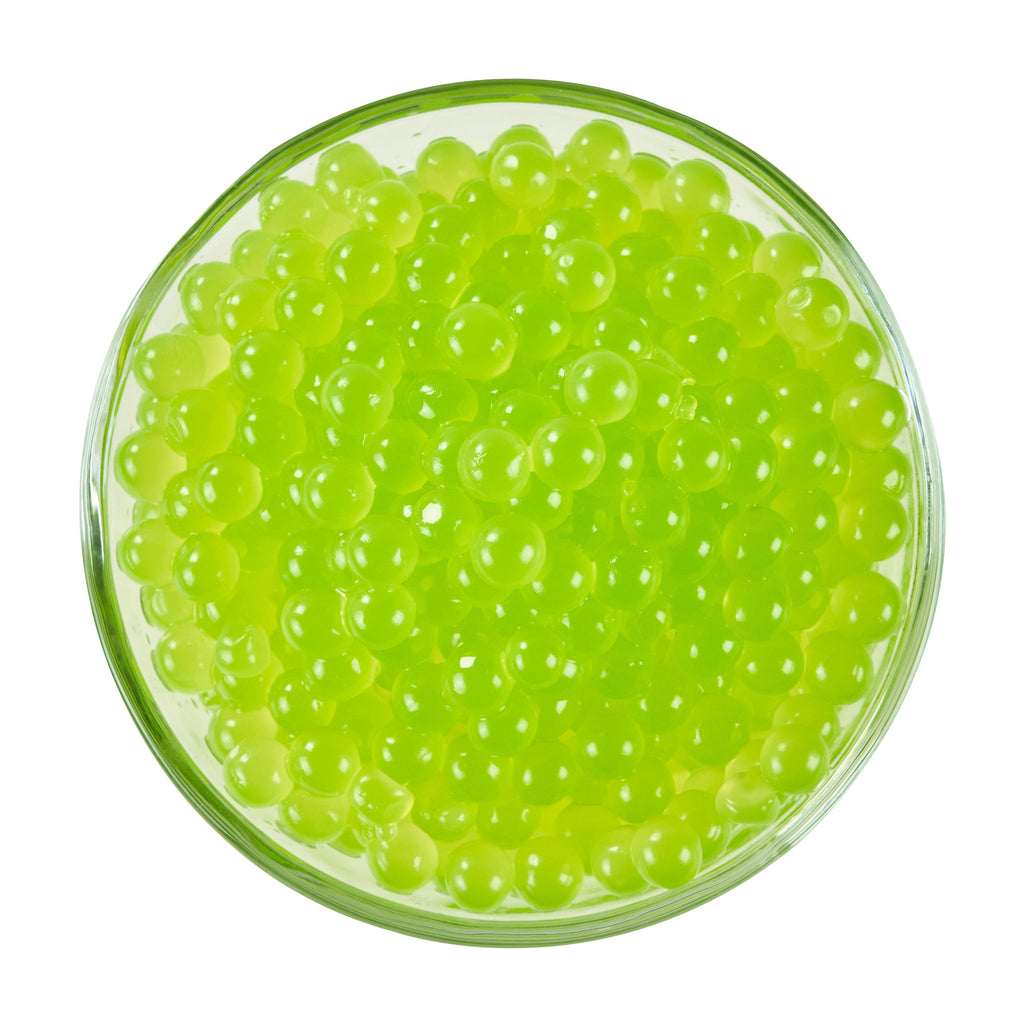 Tea Tek 7 lb Kiwi Popping Boba - 4 count box