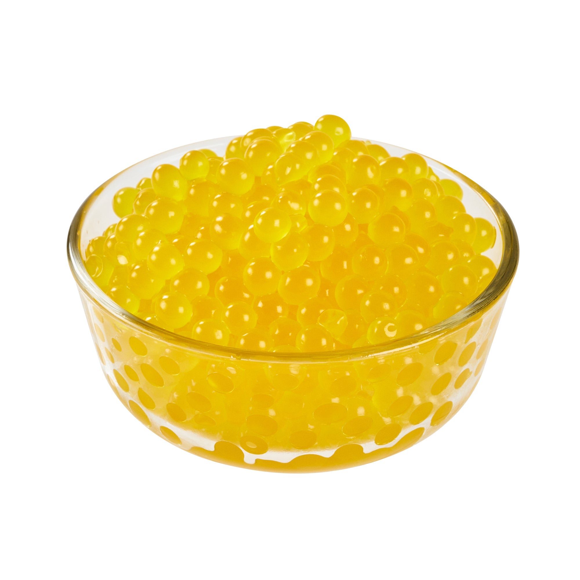 Tea Tek 7 lb Cantaloupe Popping Boba - 4 count box