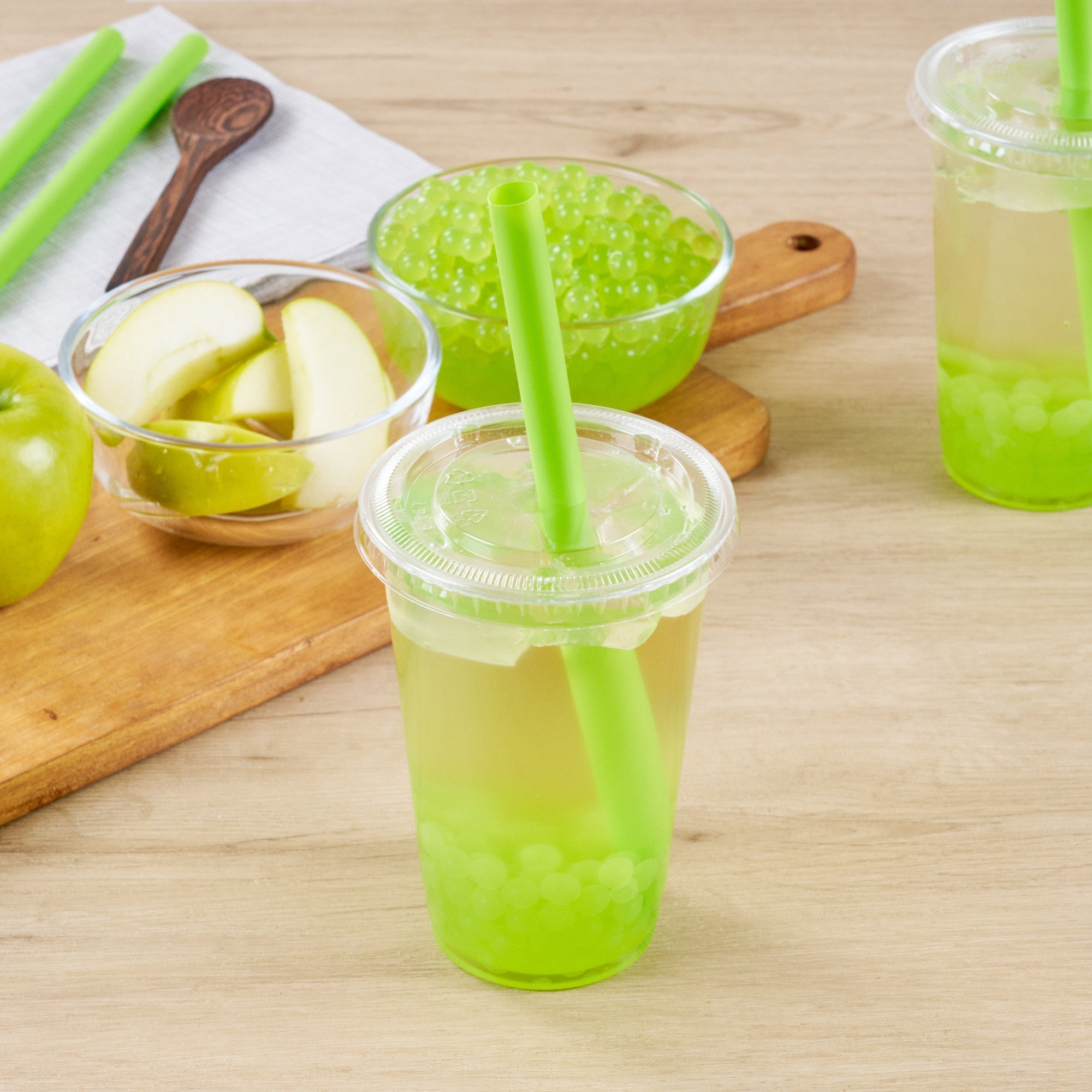 Tea Tek 7 lb Green Apple Popping Boba - 1 count box