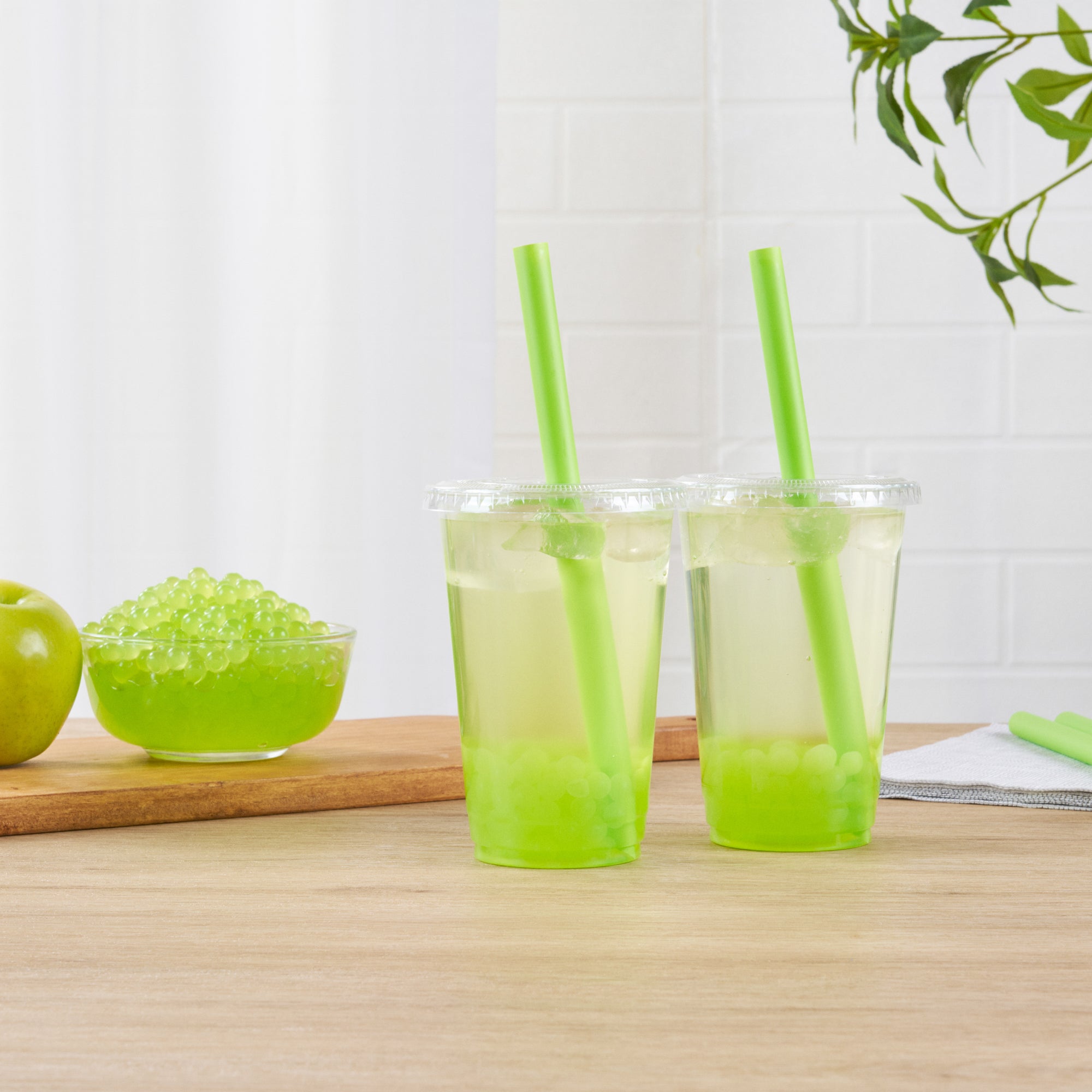 Tea Tek 7 lb Green Apple Popping Boba - 1 count box