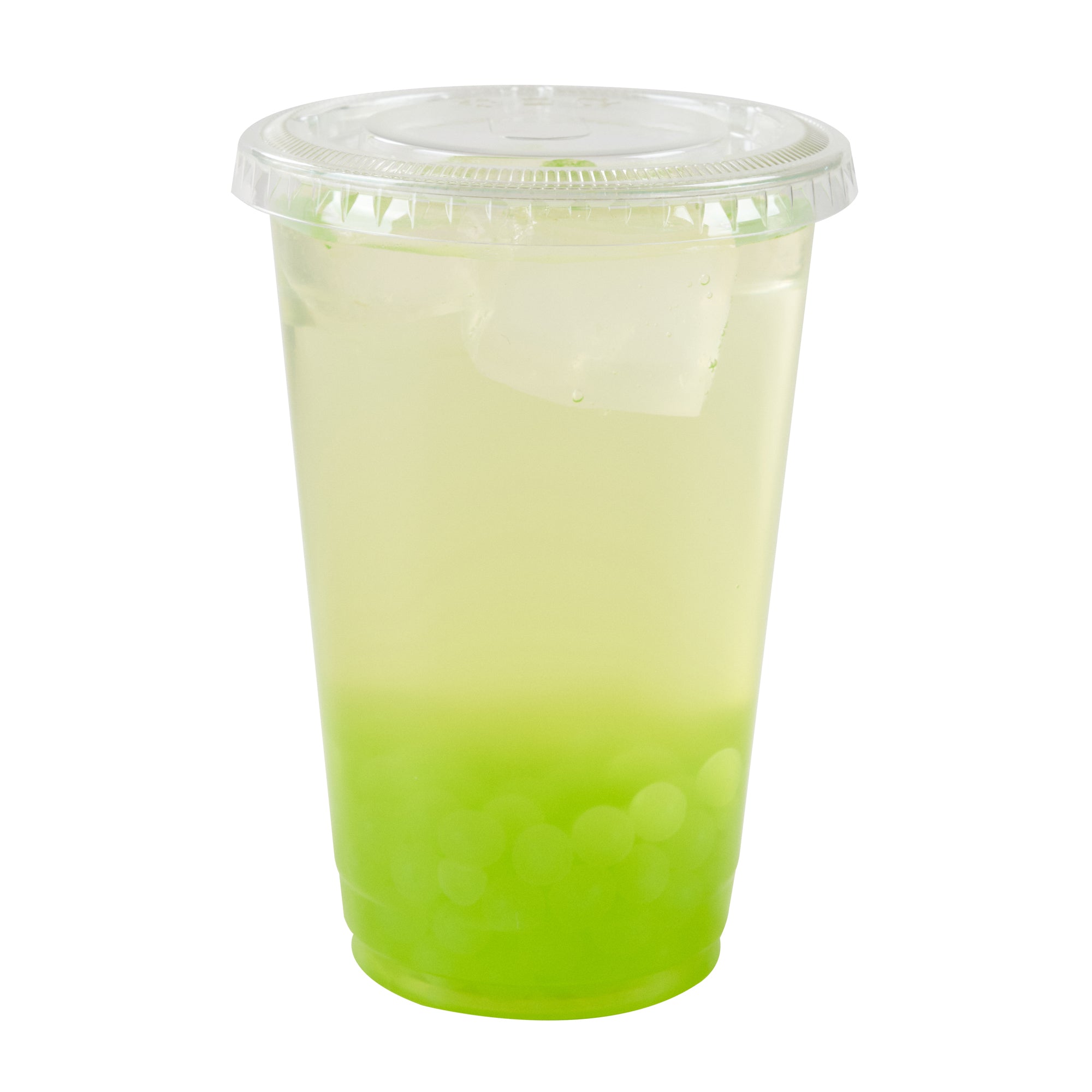 Tea Tek 7 lb Green Apple Popping Boba - 4 count box
