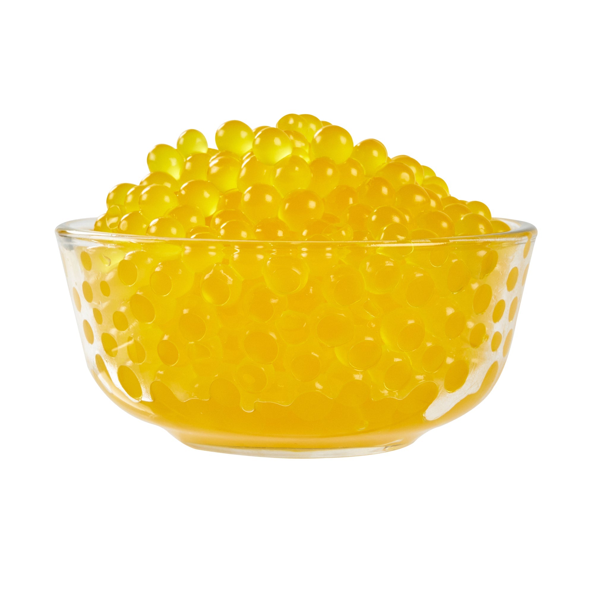 Tea Tek 7 lb Popping Boba - Peach - 1 count box