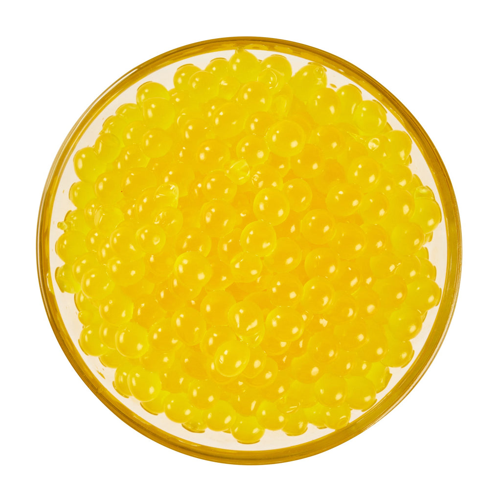 Tea Tek 7 lb Popping Boba - Peach - 4 count box