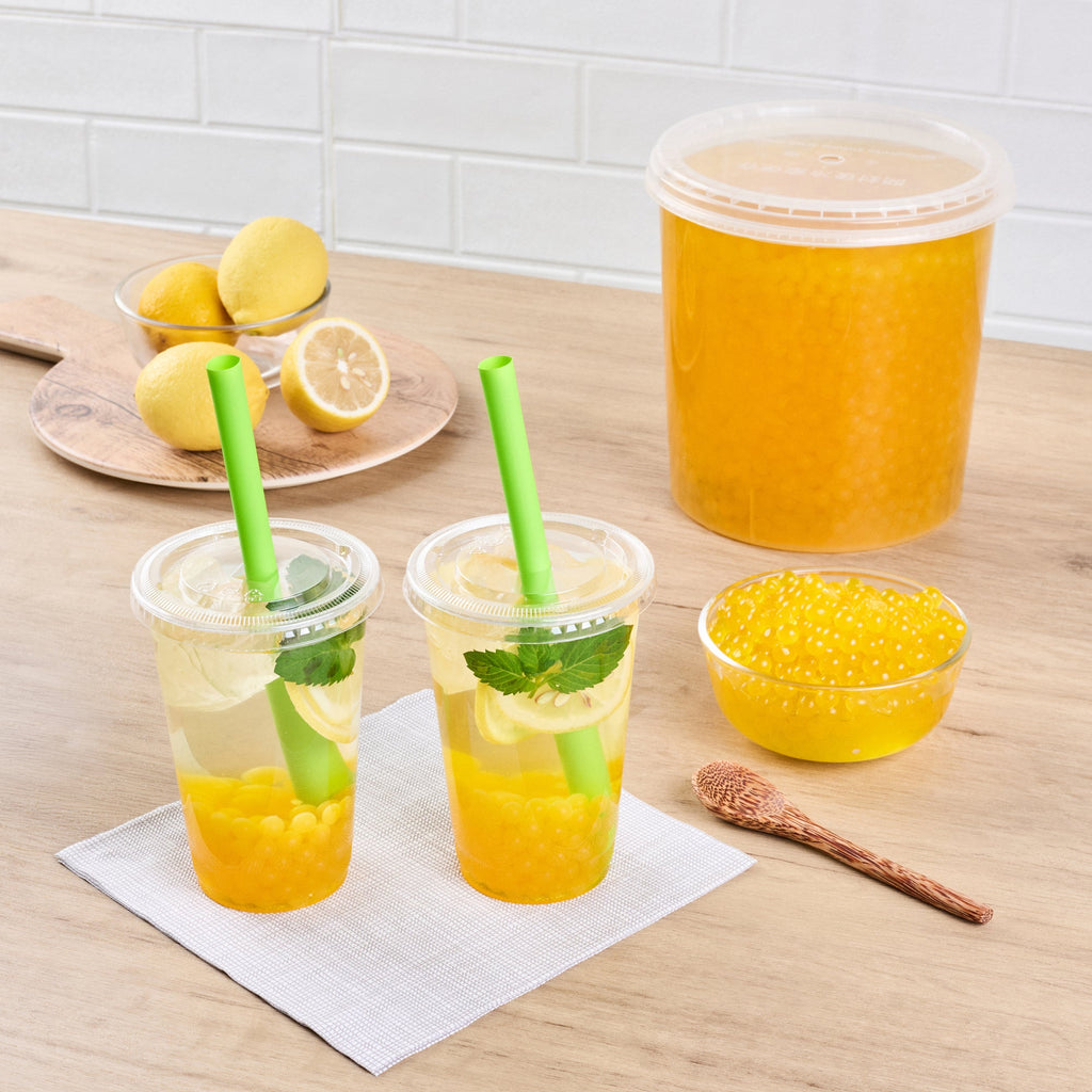 Tea Tek 7 lb Lemon Popping Boba - 1 count box