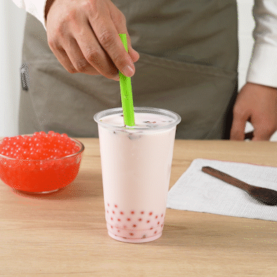 Tea Tek 7 lb Popping Boba - Rose - 4 count box