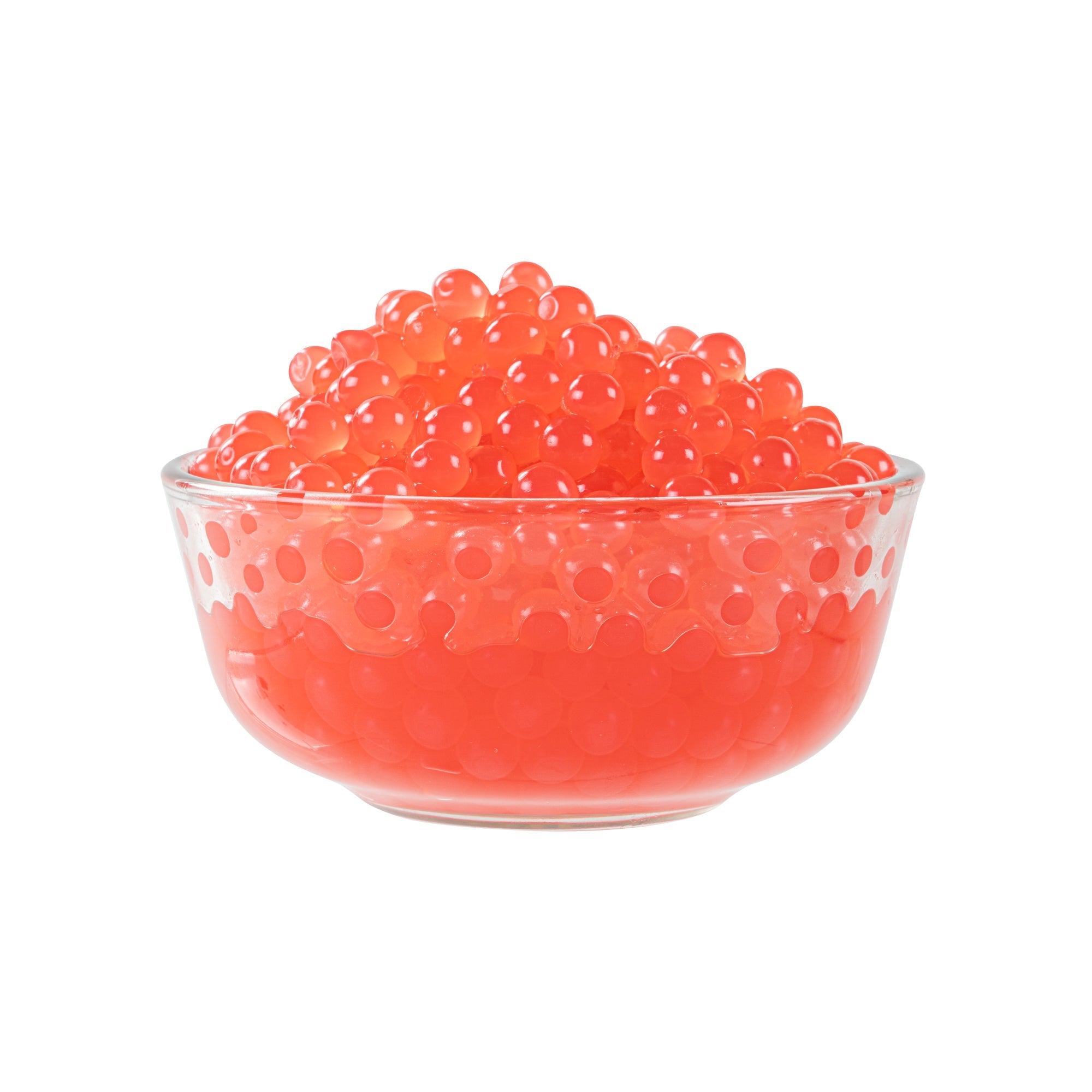 Tea Tek 7 lb Popping Boba - Rose - 4 count box