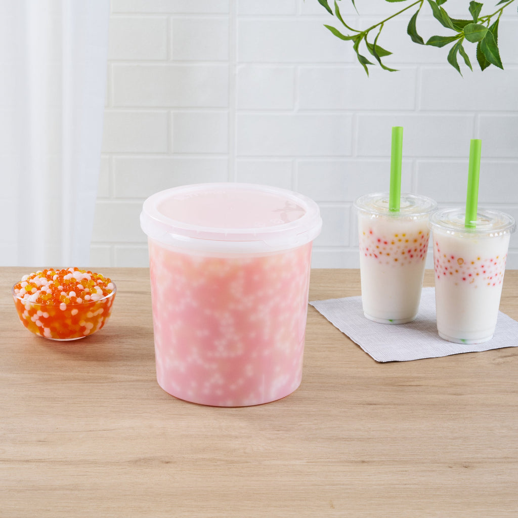 Tea Tek 6.8 lb Assorted Rainbow Popping Boba - 4 count box