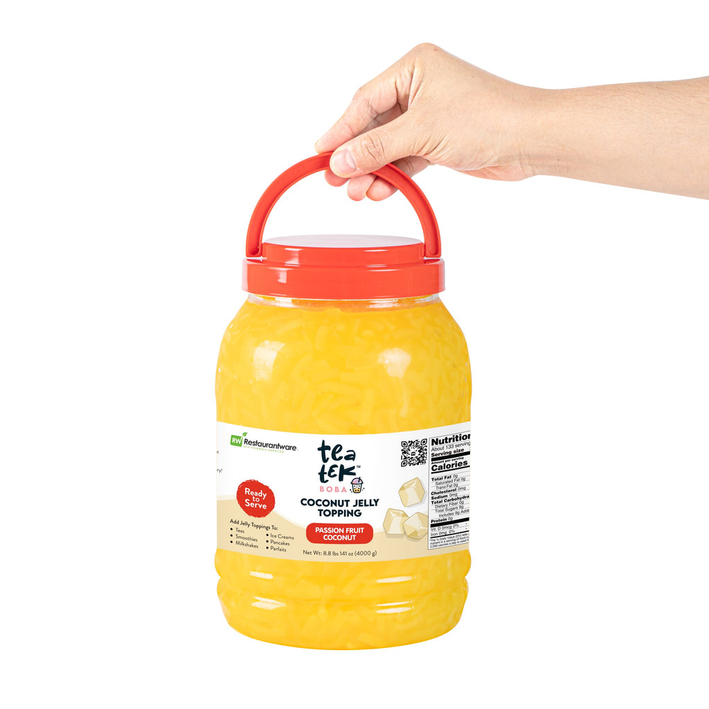 Tea Tek 8.8 lb Jelly Topping - Passion Fruit Coconut - 1 count box