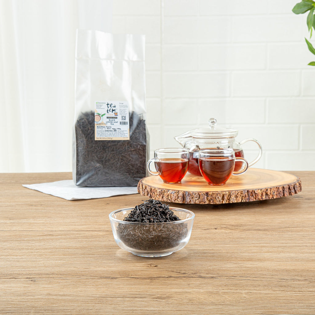 Tea Tek 8.4 oz Black Loose Leaf Tea - Vintage Blend - 25 count box