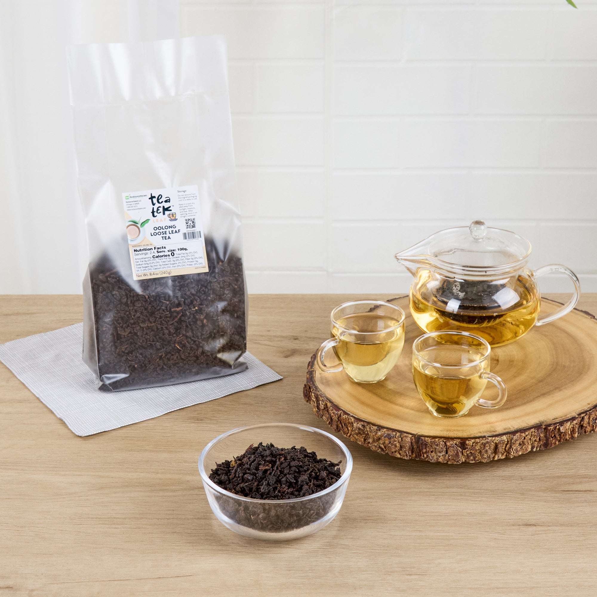 Tea Tek 8.4 oz Oolong Loose Leaf Tea - 25 count box
