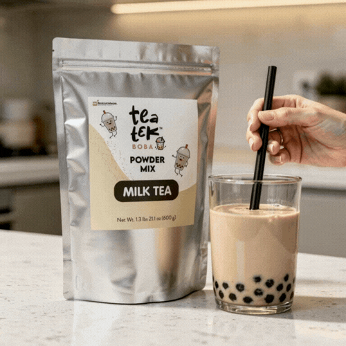 Tea Tek 21.1 oz Milk Tea Powder Mix - 12 count box