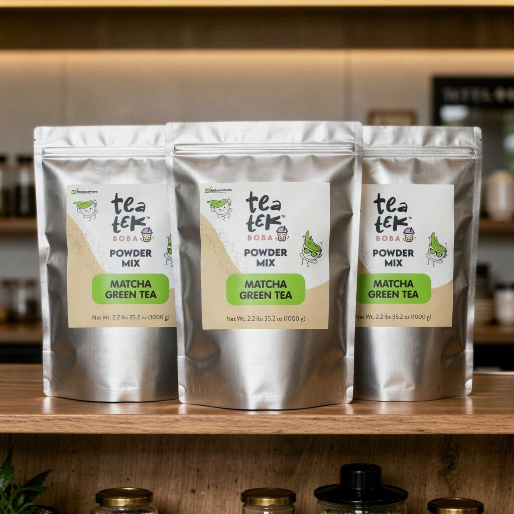 Tea Tek 35.2 oz Matcha Green Tea Powder Mix - 10 count box