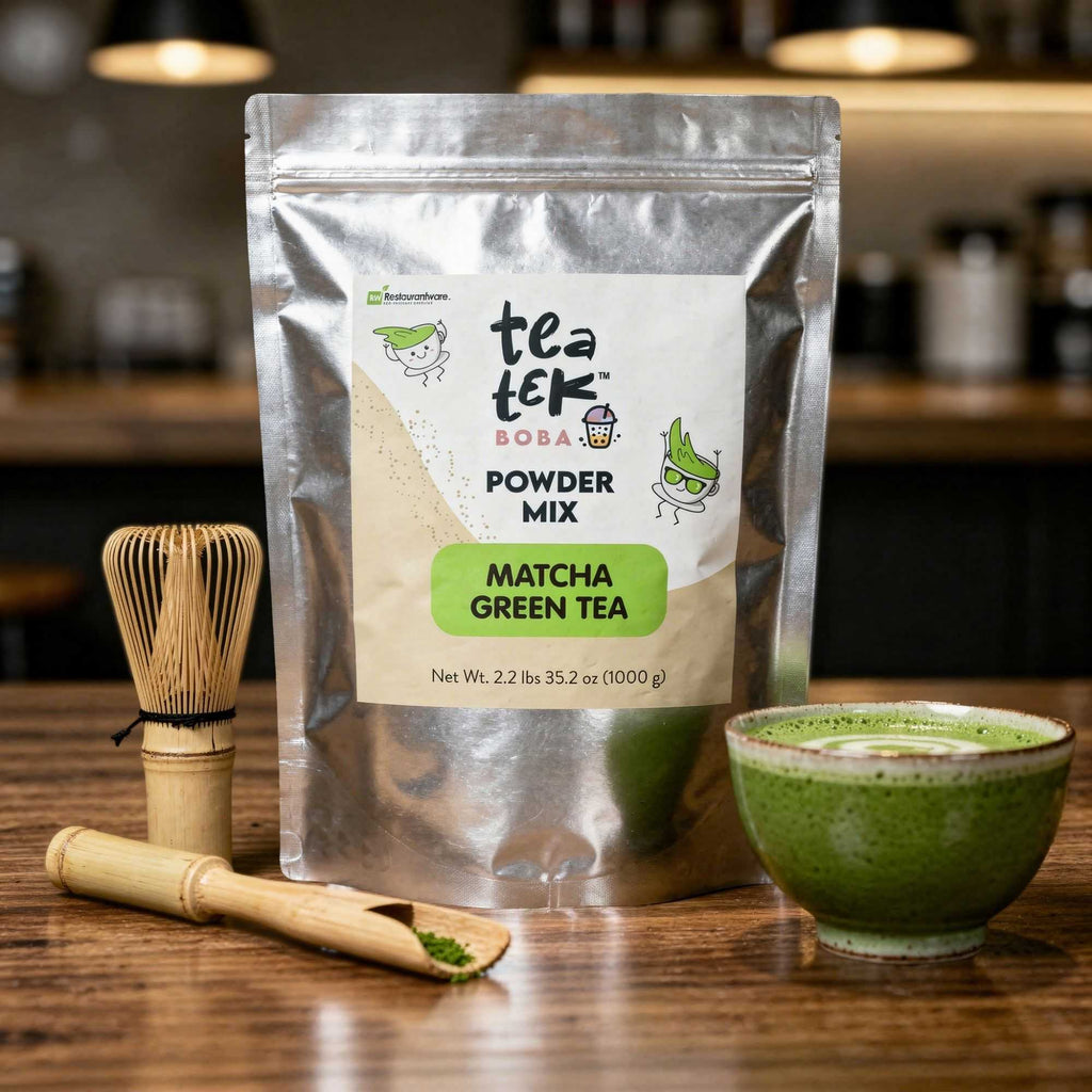Tea Tek 35.2 oz Matcha Green Tea Powder Mix - 10 count box