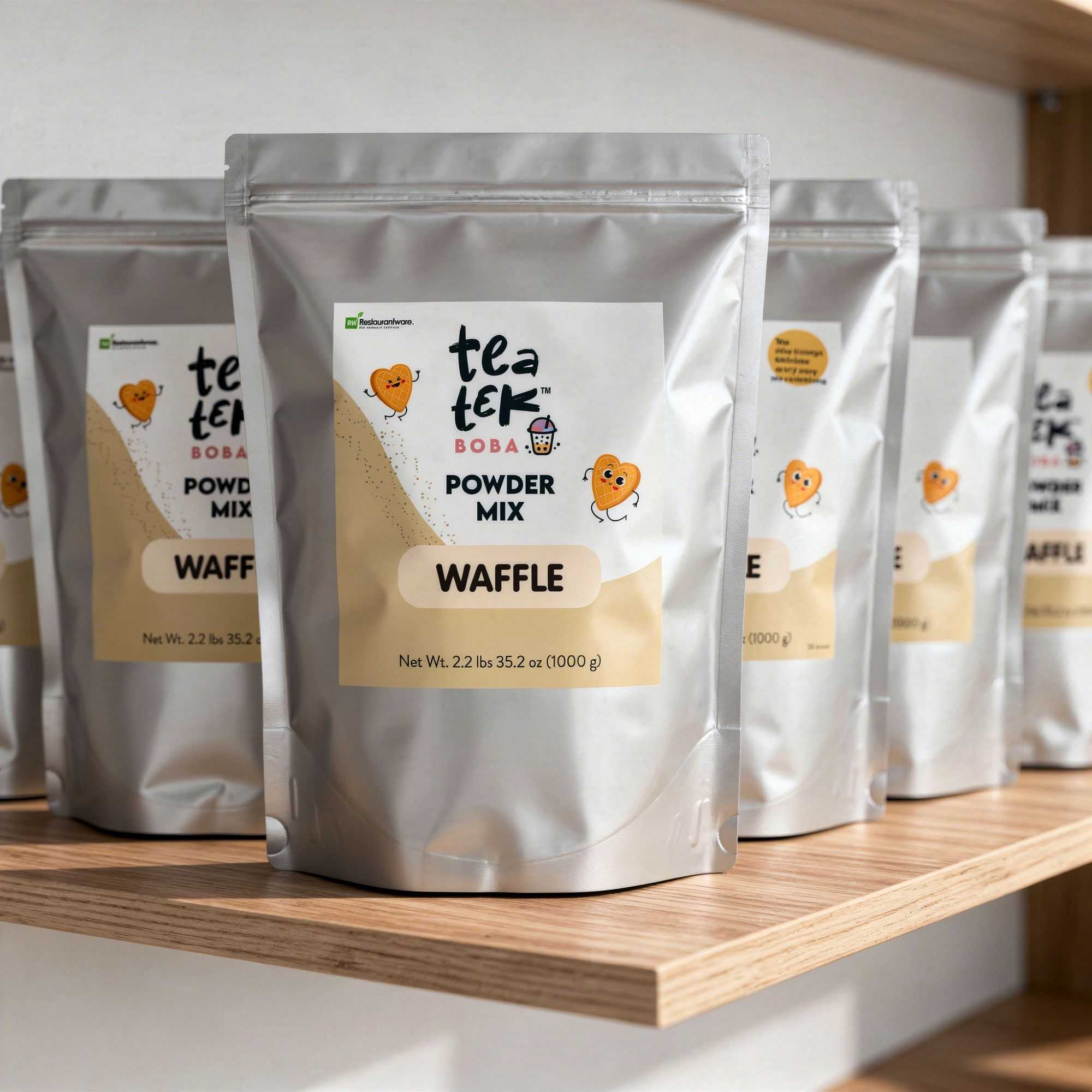 Tea Tek 35.2 oz Waffle Powder Mix - 1 count box