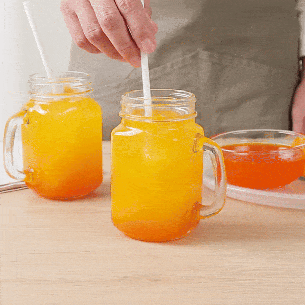 Tea Tek 64 fl. oz Mango Concentrated Syrup - 6 count box