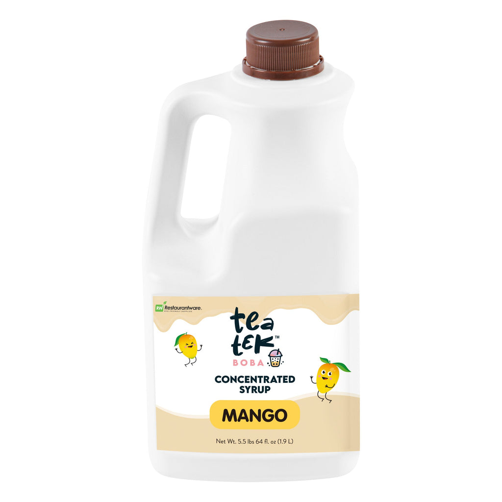 Tea Tek 64 fl. oz Mango Concentrated Syrup - 6 count box