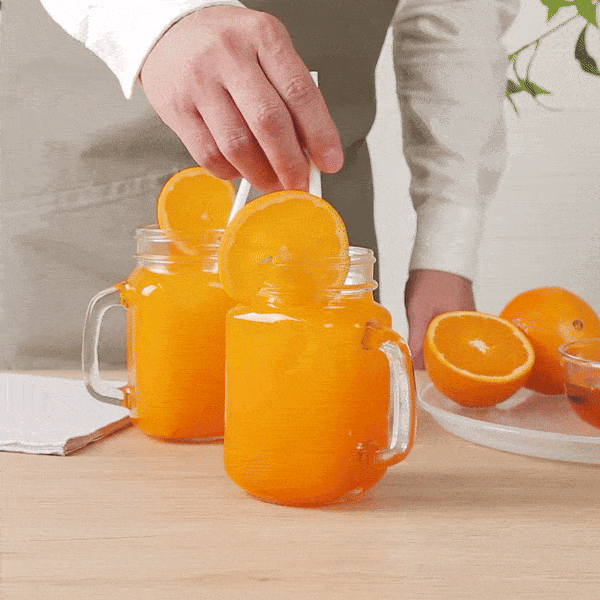 Tea Tek 64 fl. oz Orange Concentrated Syrup - 6 count box