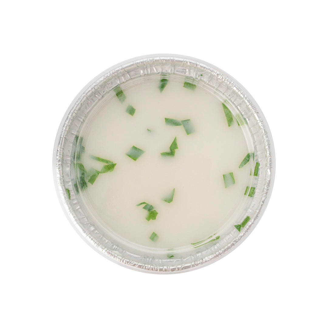 Foil Lux Round Clear Plastic Flat Lid - Fits Ramekin / Portion Cup - 100 count box