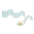 Mini Serve Seagreen Plastic Stiletto Spoon - 5" x 1/2" x 1 1/4" - 100 count box
