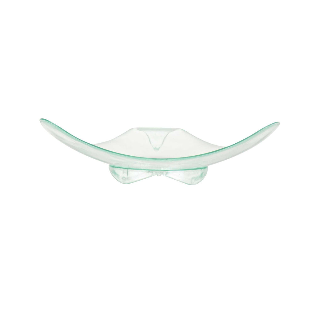 Mini Serve Triangle Seagreen Plastic Shooting Star Appetizer Plate - 3" x 3" - 100 count box