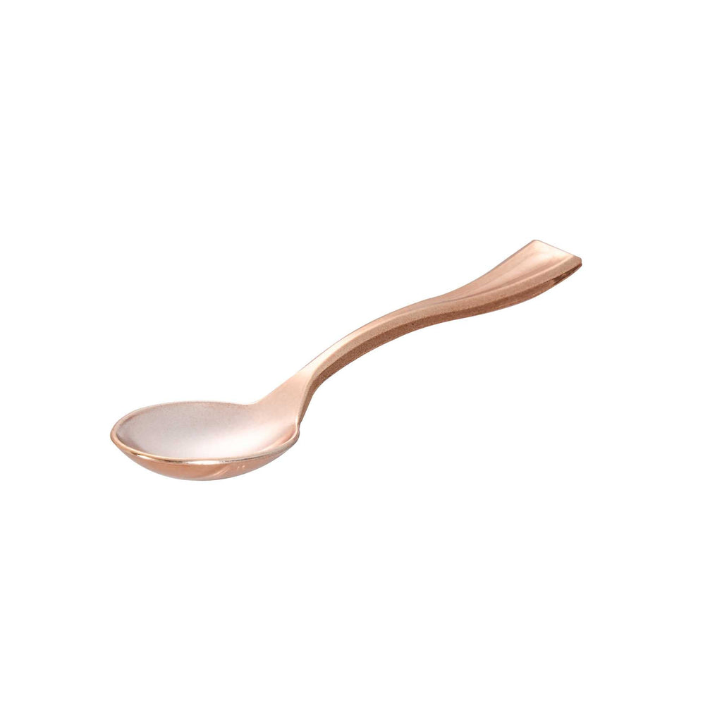 Mini Serve Rose Gold Plastic Mini Spoon - 4" - 500 count box