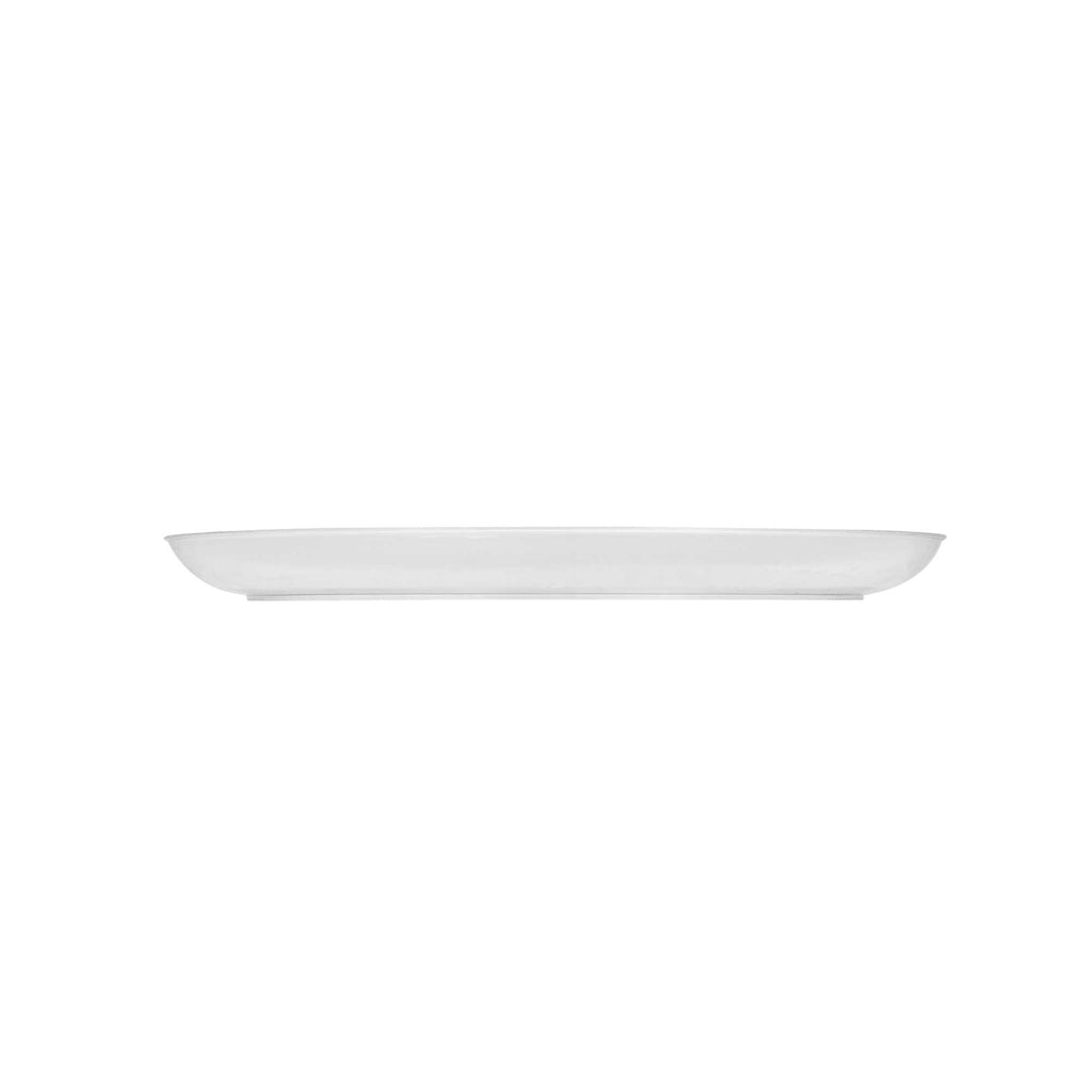 Maxi Serve Round Clear Plastic Elegant Plate - 9" x 9" x 1/2" - 100 count box