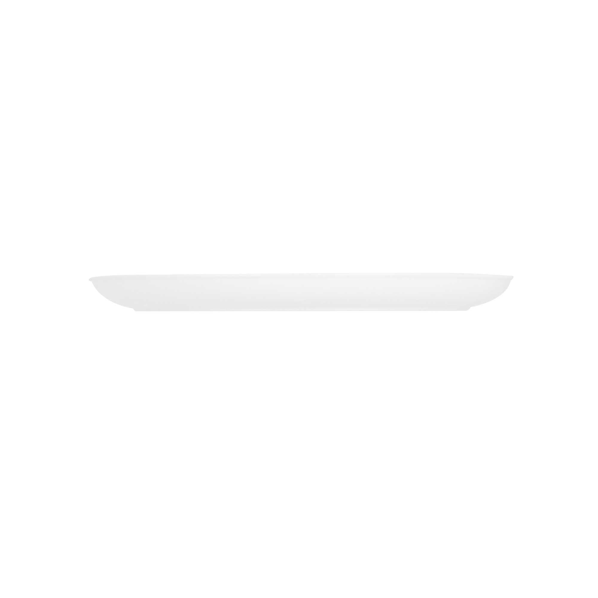 Maxi Serve Round White Plastic Medium Elegant Plate - 7" x 7" - 100 count box